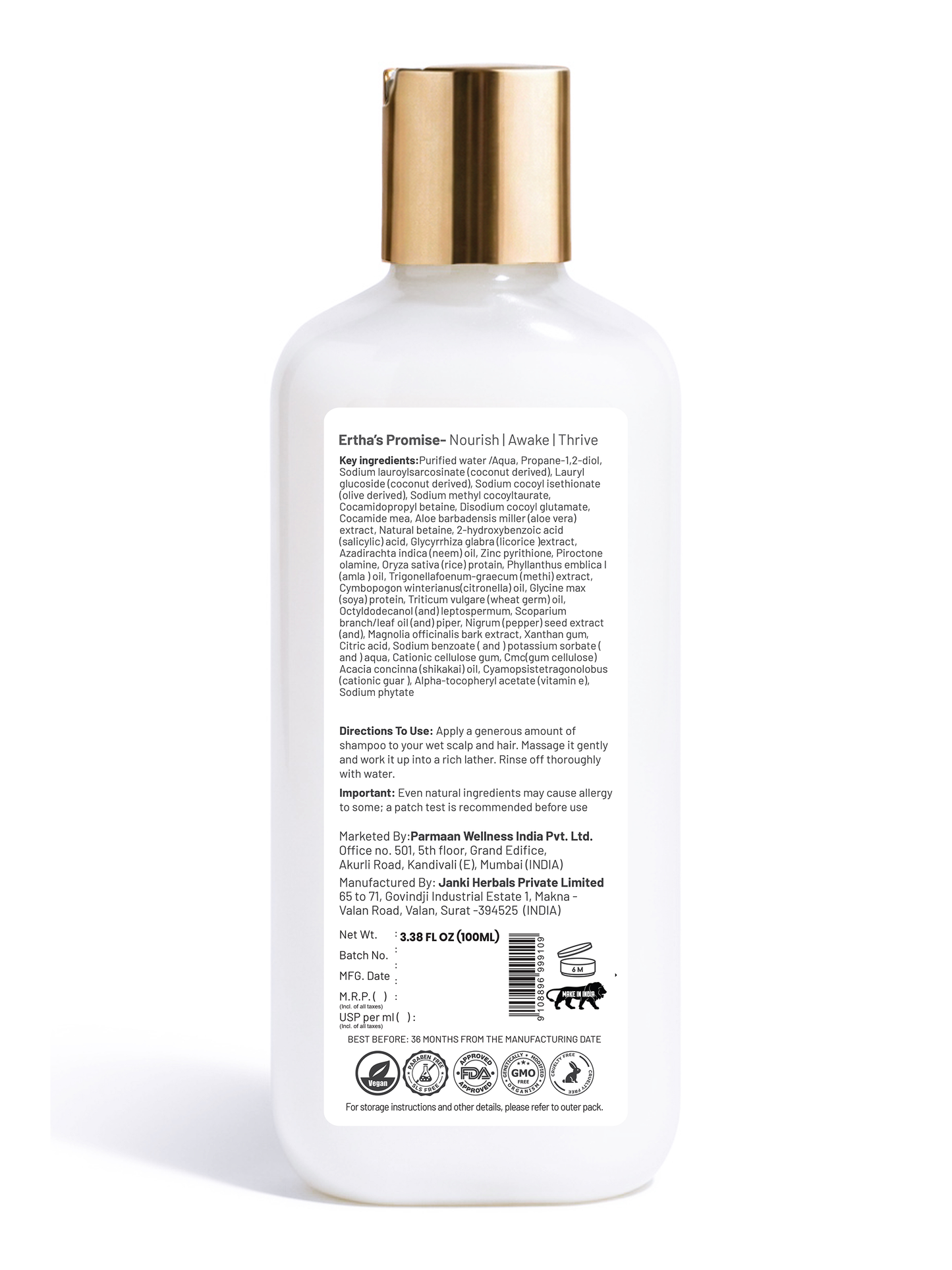Vitalizing Anti-Dandruff shampoo